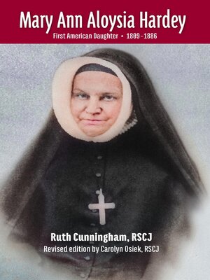 cover image of Mary Ann Aloysia Hardey
